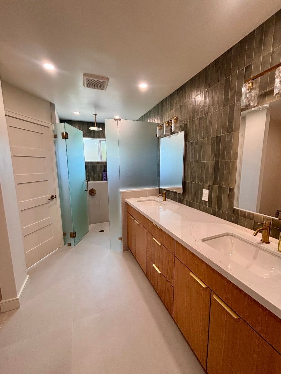 Bathroom Trim-Out Lighting by Sandoval Electrical image